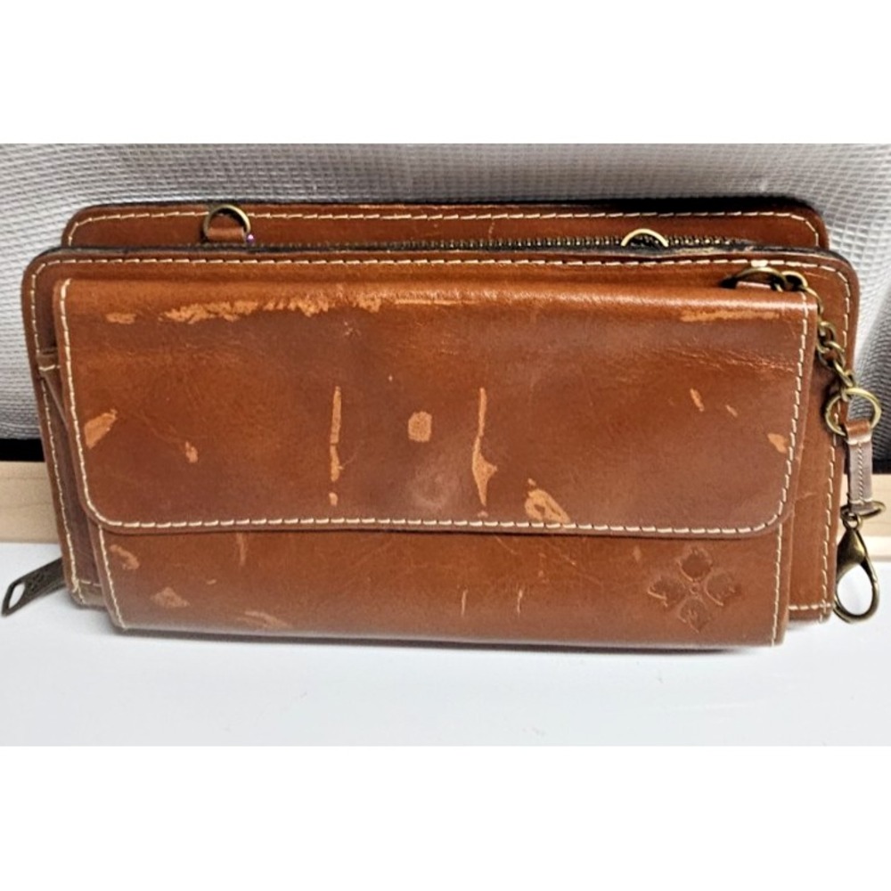 Patricia‎ Nash leather beige Alberese organizer wallet